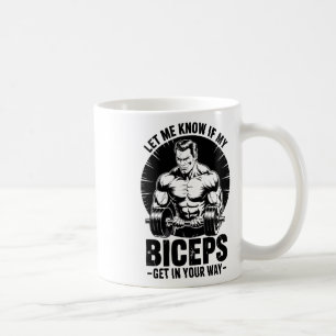 Funny Biceps Fitness Bodybuilding Weight Lifting Coffee Mug