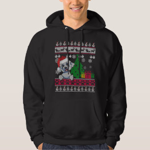 Funny Bichon Frise Christmas Ugly Sweater Dog Love