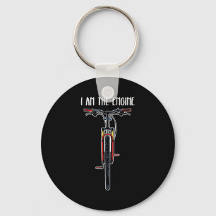 Funny Bicycle I Am The Engine Keychain