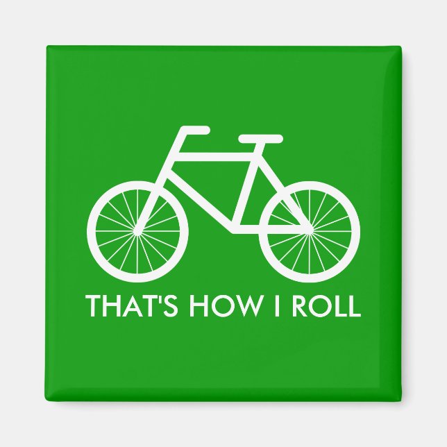 Funny bicycle magnets for bike riding fans (Front)