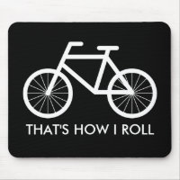 Funny bicycle mouse pad for bike riding fans