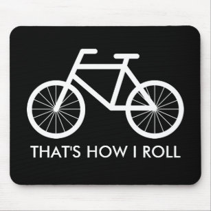 Funny bicycle mouse pad for bike riding fans