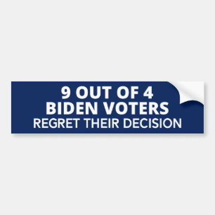 Funny Biden Bumper Sticker