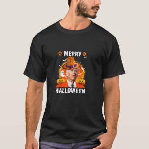 Funny Biden Happy Halloween Tees Happy Christmas w