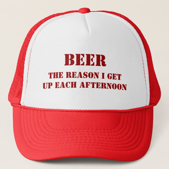 Funny BIÈRE Casquette personnalisable (Devant)