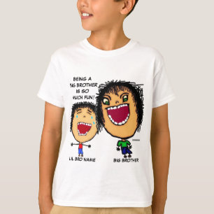 Funny Big Brother Cartoon T-Shirt