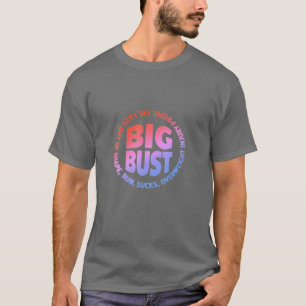 Funny Big Bust Mekhi-Becton Colourful Retro Vintag T-Shirt