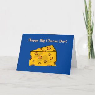 Funny Big Cheese Boss carte de jour