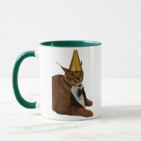 Funny Big Floppa Birthday Cat Meme Double Sided