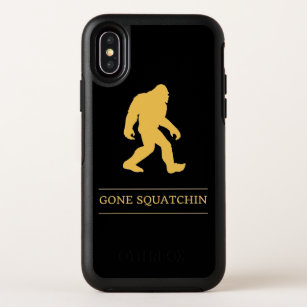 Funny Big Foot Gone Squatchin Sasquatch OtterBox Symmetry iPhone X Case