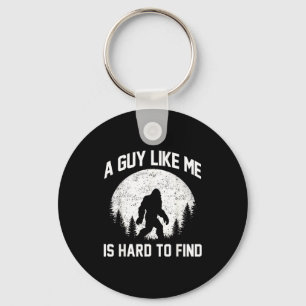 Funny Big Foot Rock A Guy Like Me Is Hard To Find Keychain