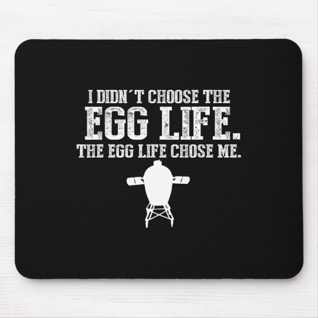 Funny Big Green Bbq Pit Egg Smoker Pitmaster Gift  Mouse Pad (Front)