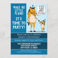 Funny Big Horse and Little Horse Birthday Party