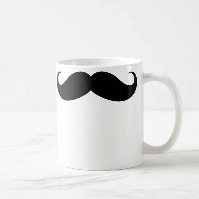 Funny Big Moustache Mug (Right)
