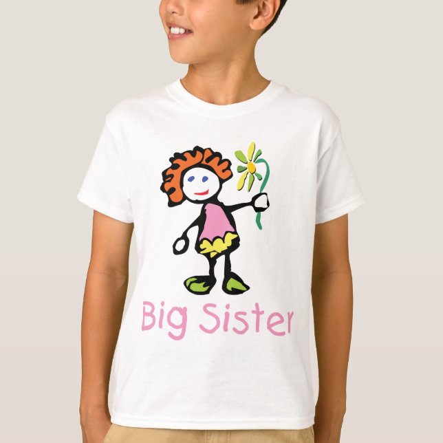 Funny Big Sister T-Shirt (Front)