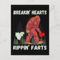 Funny Bigfoot Breakin Hearts Rippin Farts