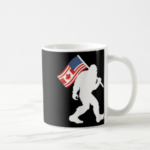 Funny Bigfoot Canada The 51 State Trump Canada U.s Coffee Mug