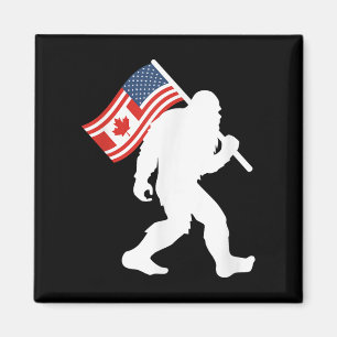 Funny Bigfoot Canada The 51 State Trump Canada U.s Magnet