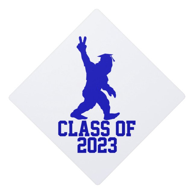 Funny Bigfoot Class of 2023 - Graduation 2023 Cap Topper (Front)