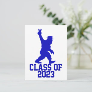 Funny Bigfoot Class of 2023 - Graduation 2023 Postcard