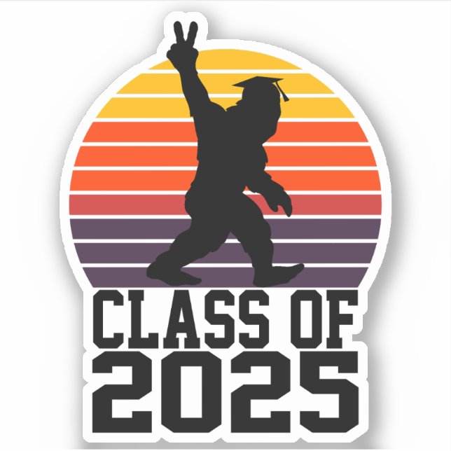 Funny Bigfoot Class of 2025 - Graduation 2025 (Front)