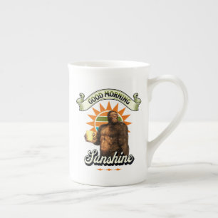 Funny Bigfoot Coffee Morning Humour Bone China Mug