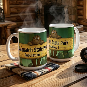 Funny Bigfoot Coffee Mug – Sasquatch State Park