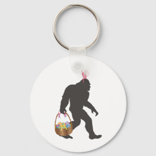 Funny Bigfoot Easter Grey - Clic Fit, Round Neck,  Keychain