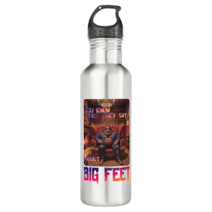 Funny Bigfoot Feet Meme 710 Ml Water Bottle