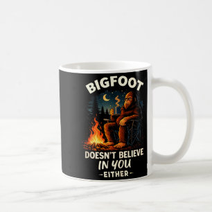 Funny bigfoot for men & women camping hiking coffee mug