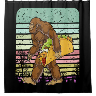Funny Bigfoot Holding A Taco