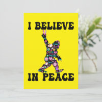 Funny Bigfoot I Believe In Peace 