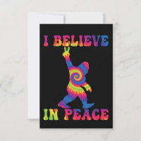 Funny Bigfoot I Believe In Peace  