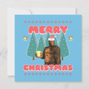 Funny Bigfoot - Merry Christmas