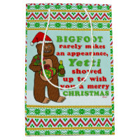 Funny Bigfoot Merry Christmas Sasquatch Pun