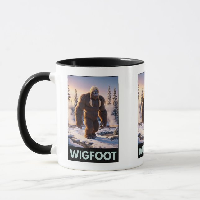 Funny Bigfoot Parody Mug (Left)