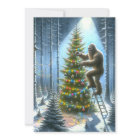 Funny Bigfoot Personalized Christmas