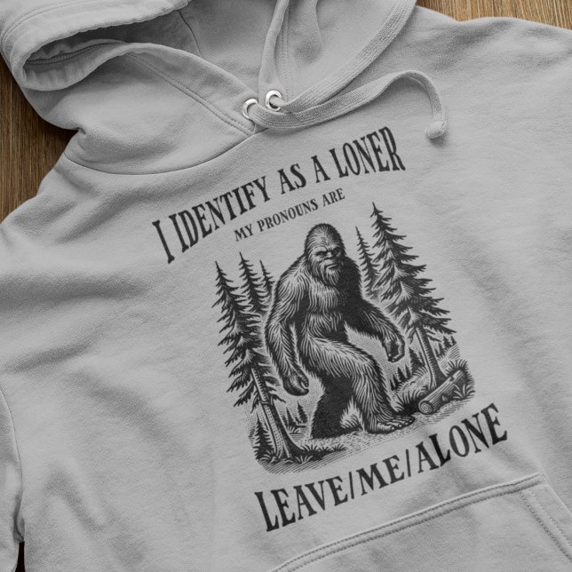 Funny Bigfoot Pronouns Mens  Hoodie (Creator Uploaded)