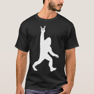 Funny Bigfoot Rock Roll Sasquatch T-Shirt