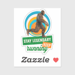 Funny Bigfoot Running Motivation