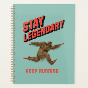Funny Bigfoot Running Motivation Planner