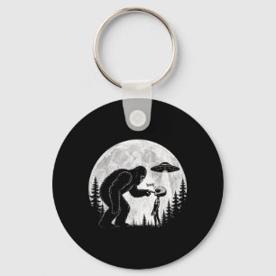Funny Bigfoot Sasquatch Boop Nose Alien Ufo Humour Keychain