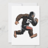 Funny Bigfoot Sasquatch Fantasy Football Sport  