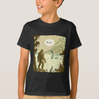 Funny Bigfoot Sasquatch Loch Ness Monster Introver