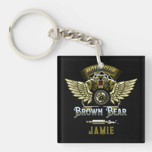 Funny Bike, Elegant and Cool dad gift personalize Keychain