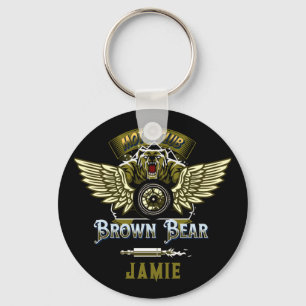 Funny Bike, Elegant and Cool dad gift personalize Keychain