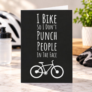 Funny Biker Cards Biking Cycling Cyclist Quote