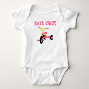 Funny Biker Chick Baby Bodysuit