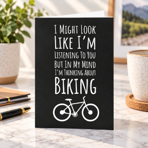 Funny Biking Cards Cyclist Biker Bicycle Cycling