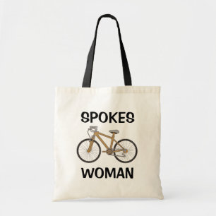 Funny Biking Mom Spokes Woman Tote Bag